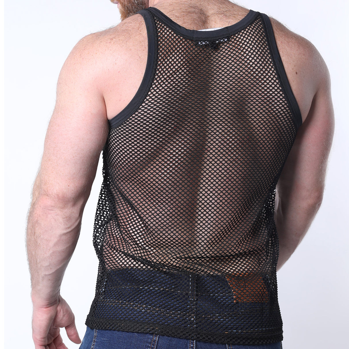 Timoteo Santorini Mesh Tank Top Black