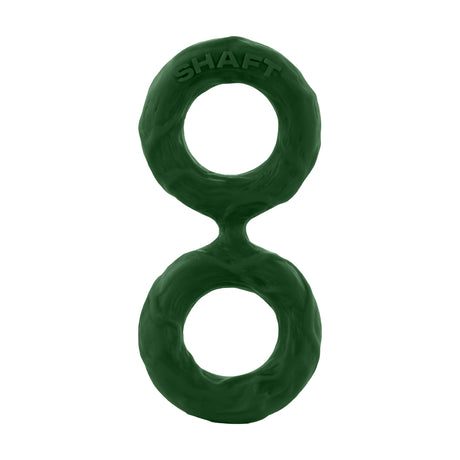 Shaft Double Cock Ring Model D Size 1 Small Green