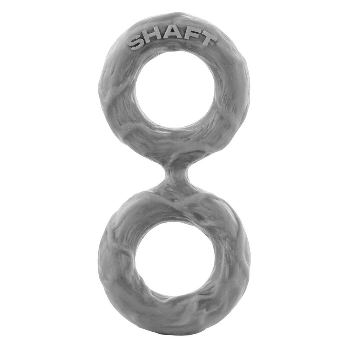 Shaft Double Cock Ring Model D Size 1 Small Grey