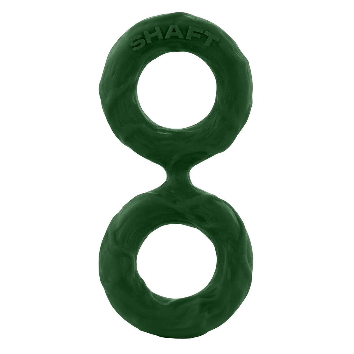 Shaft Double Cock Ring Model D Size 2 Medium Green