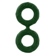 Shaft Double Cock Ring Model D Size 3 Large Green