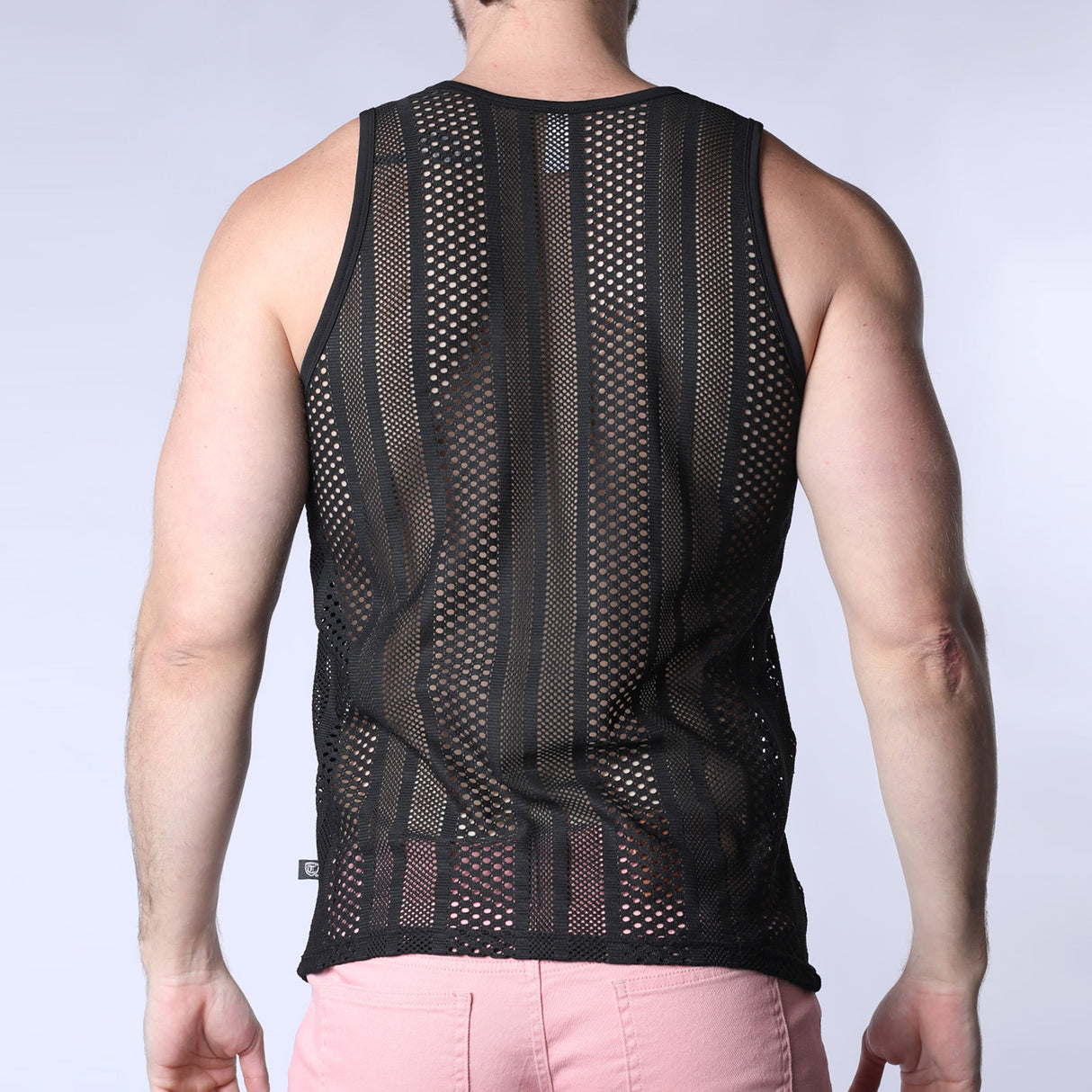 TIMOTEO Sicily Crochet Tank Top Black