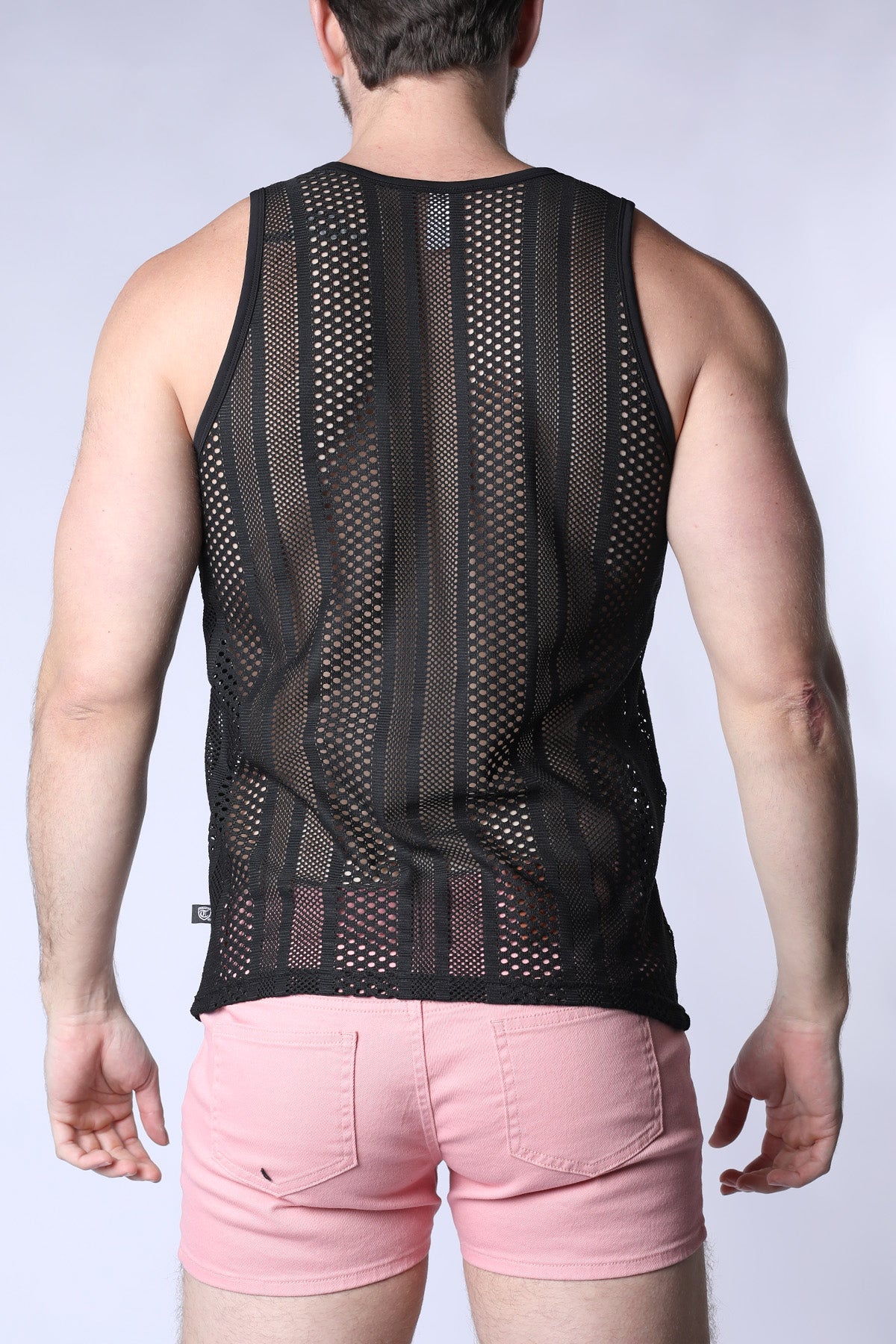 TIMOTEO Sicily Crochet Tank Top Black
