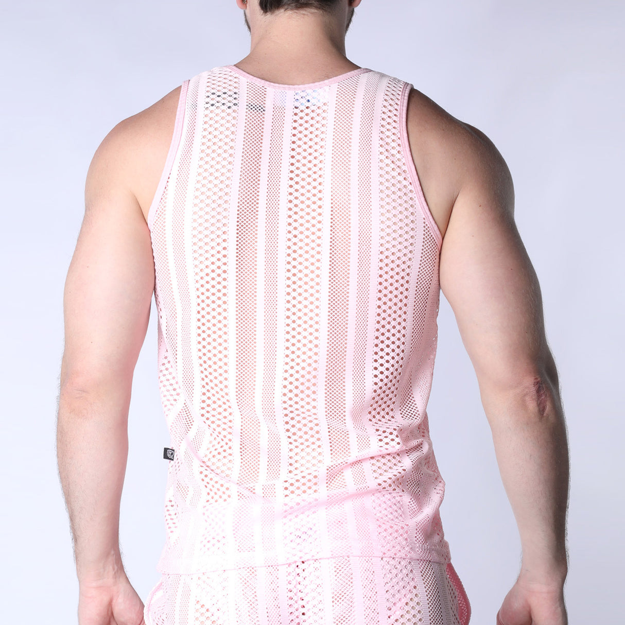 TIMOTEO Sicily Crochet Tank Top Pink