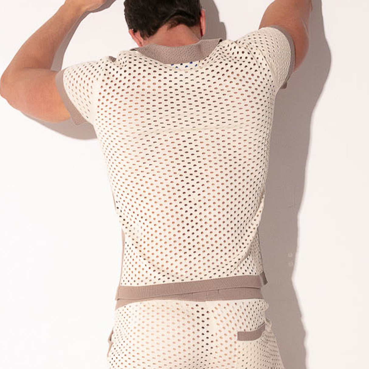 Code 22 Mosaic Polo Taupe