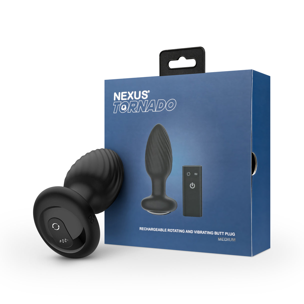Nexus Tornado Rotating Butt Plug with Remote Medium