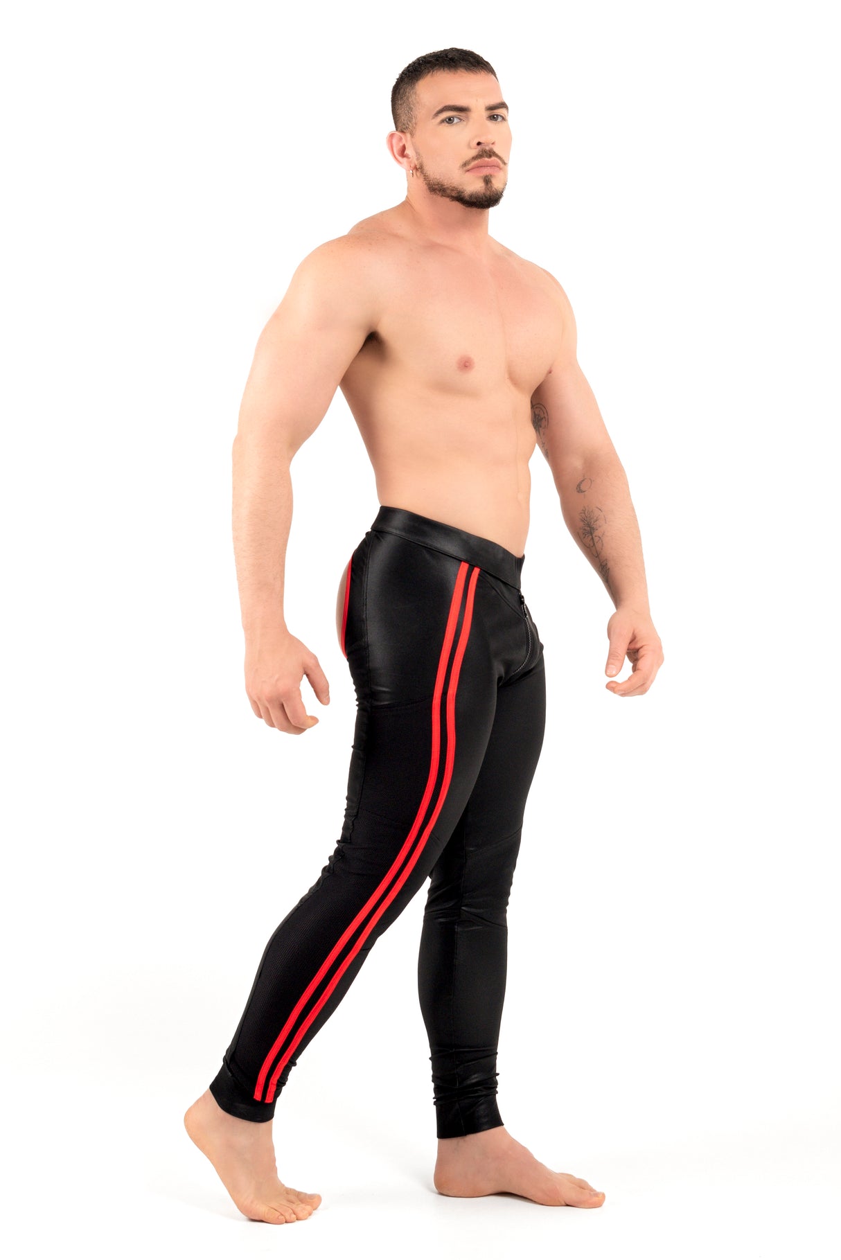 ROK Kinky Open Pants Black Red