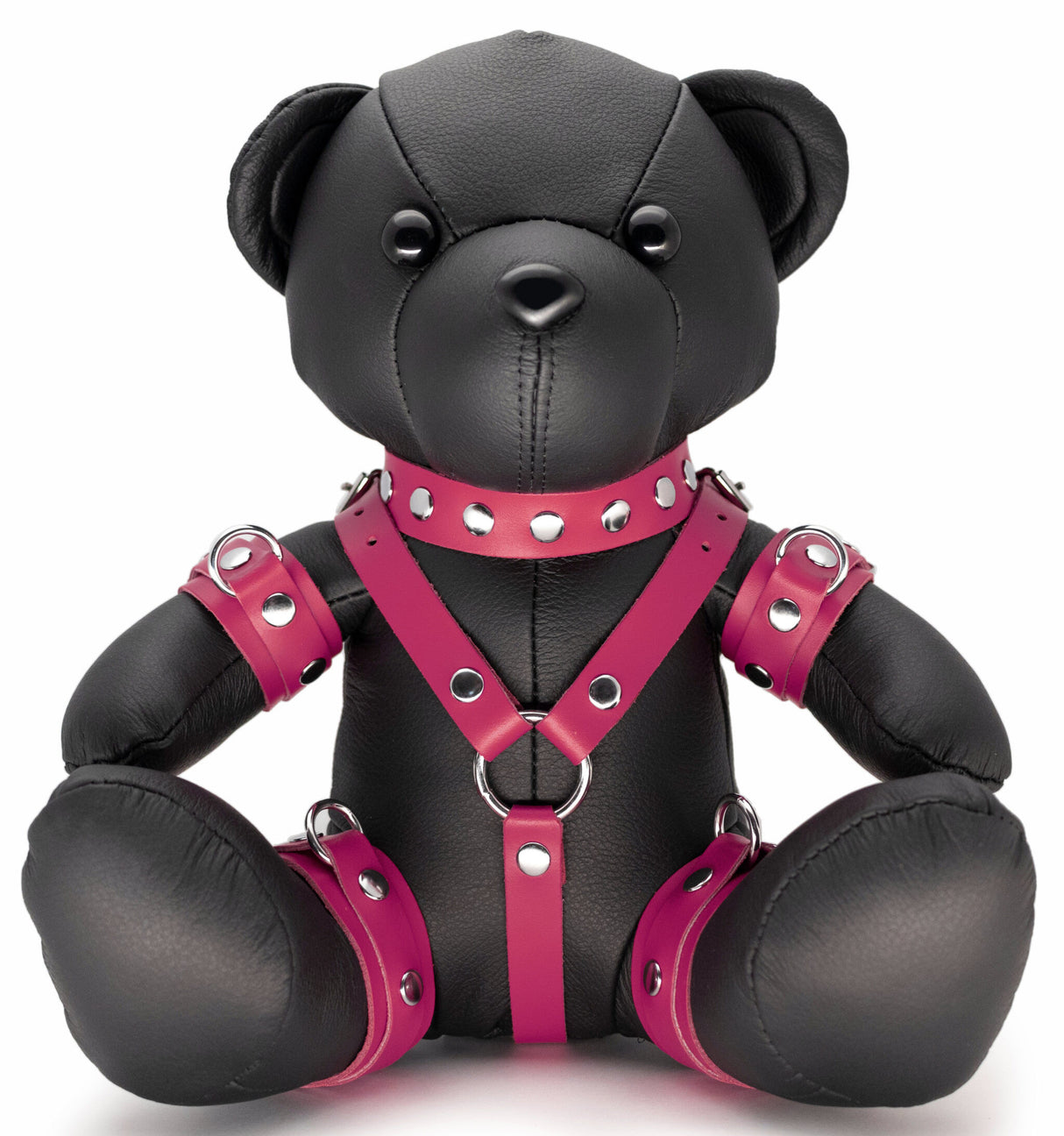 The Red Leather BDSM Bear Bendy Pink