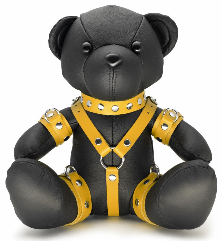 The Red Leather BDSM Bear Bendy Yellow