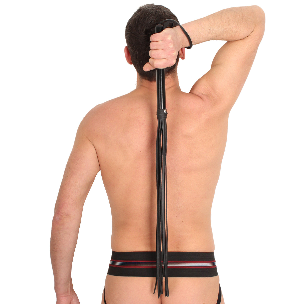 The Red Leather Flogger 75cm