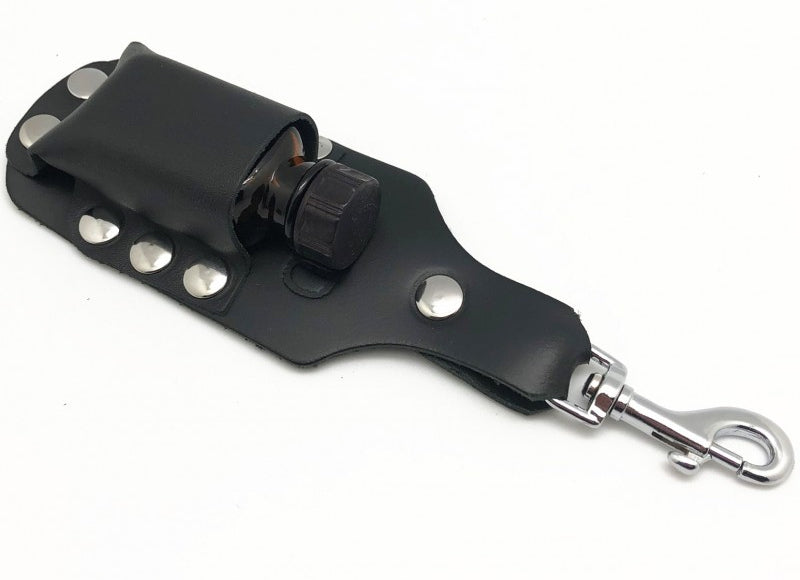 The Red Leather Poppers Harness Small