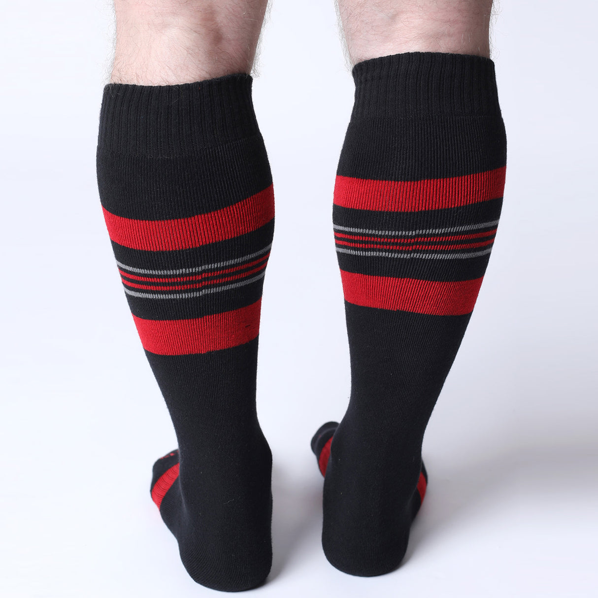 Cellblock 13 Tight End Shadow Socks Black Red