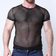 Timoteo Santorini Mesh T Shirt Black