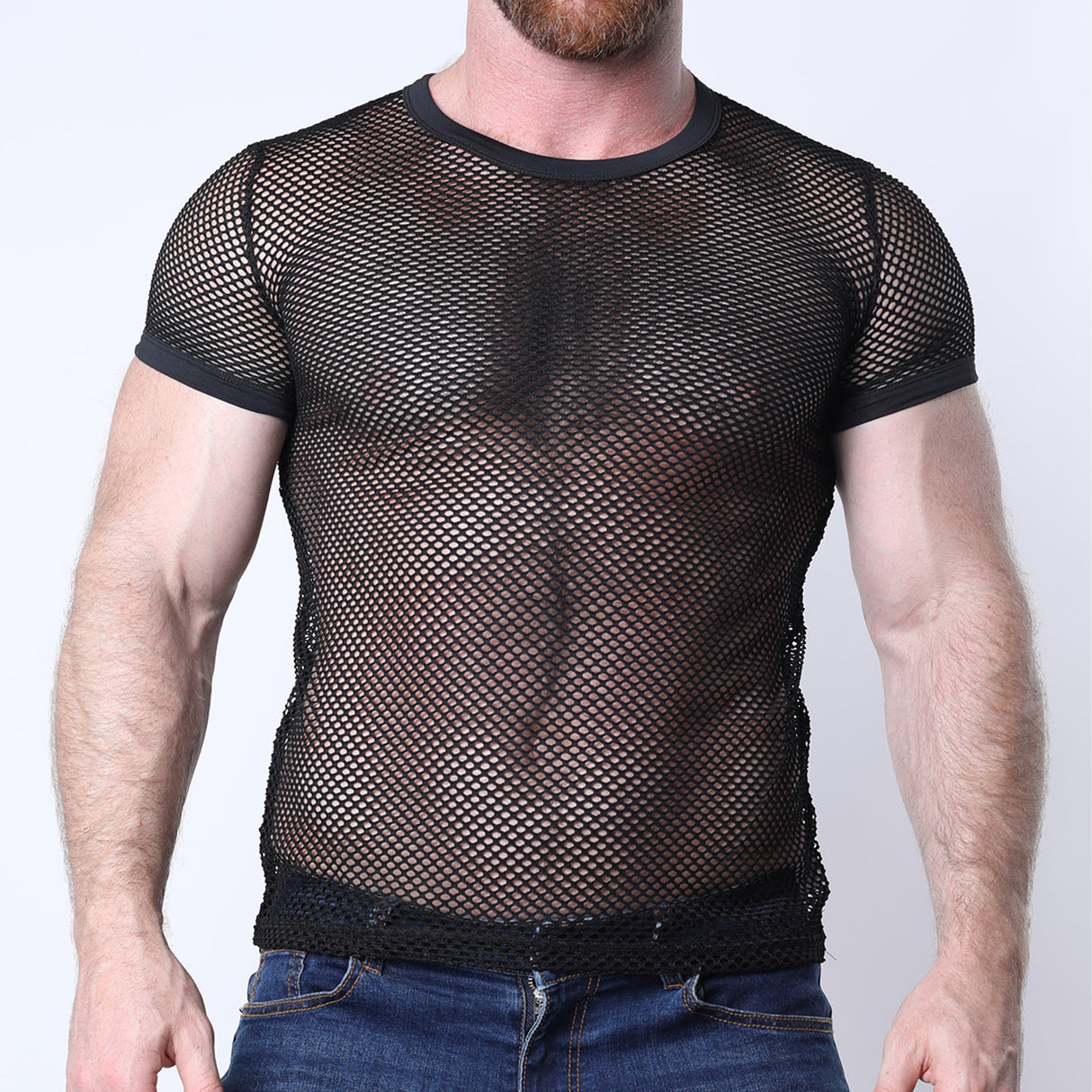Timoteo Santorini Mesh T Shirt Black