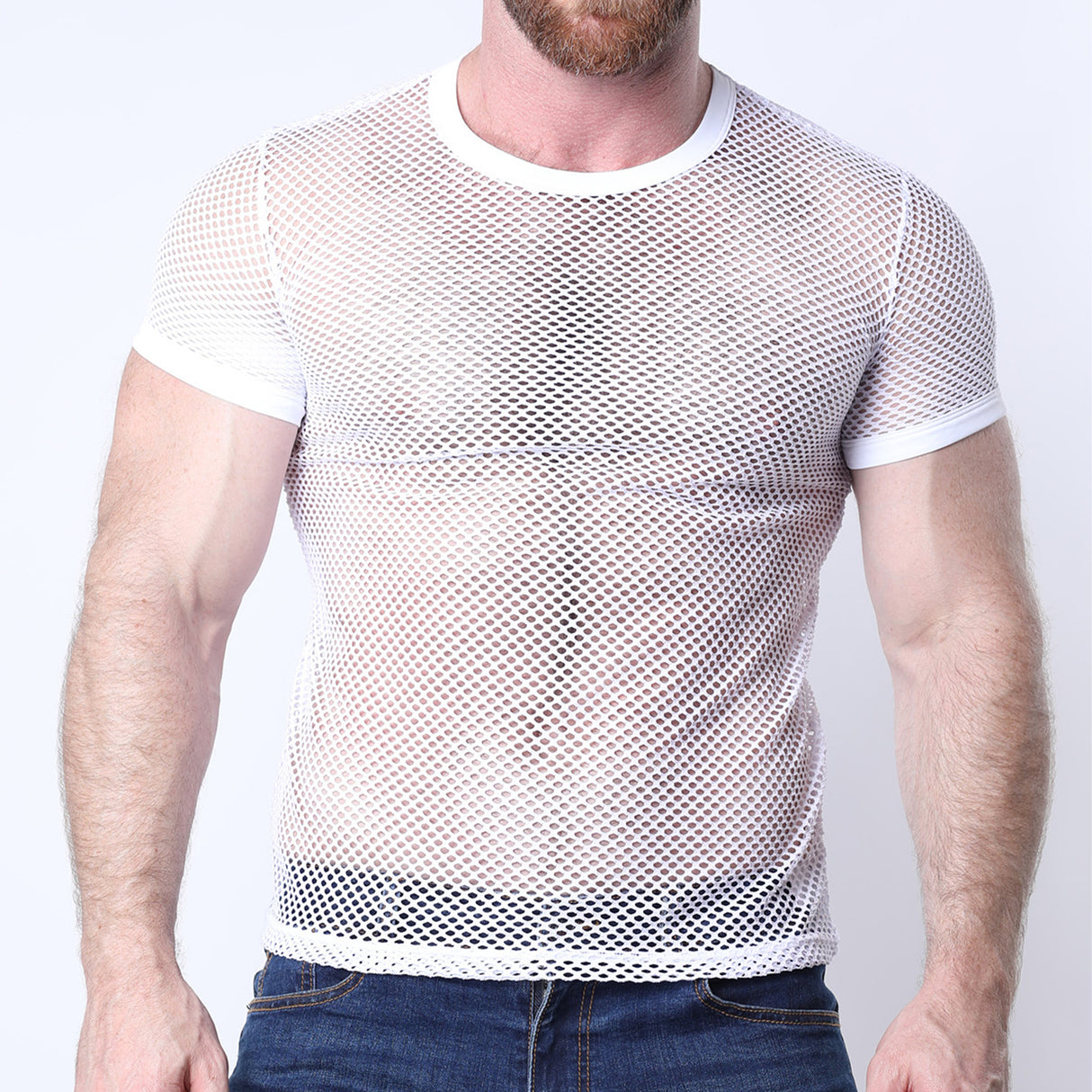 Timoteo Santorini Mesh T Shirt White