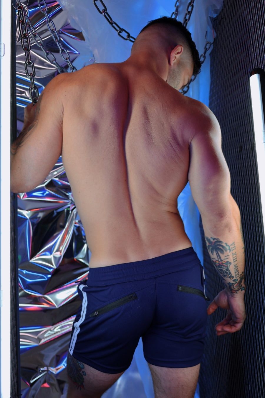 Breedwell Trade Trainer Shorts Navy