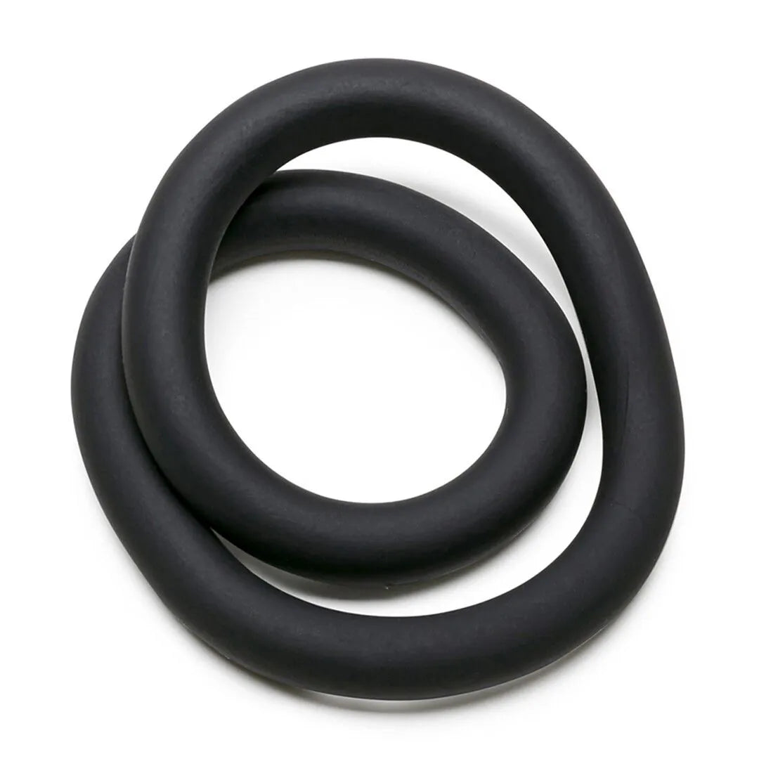 Perfect Fit Wrap Cock & Ball Ring 12" Black