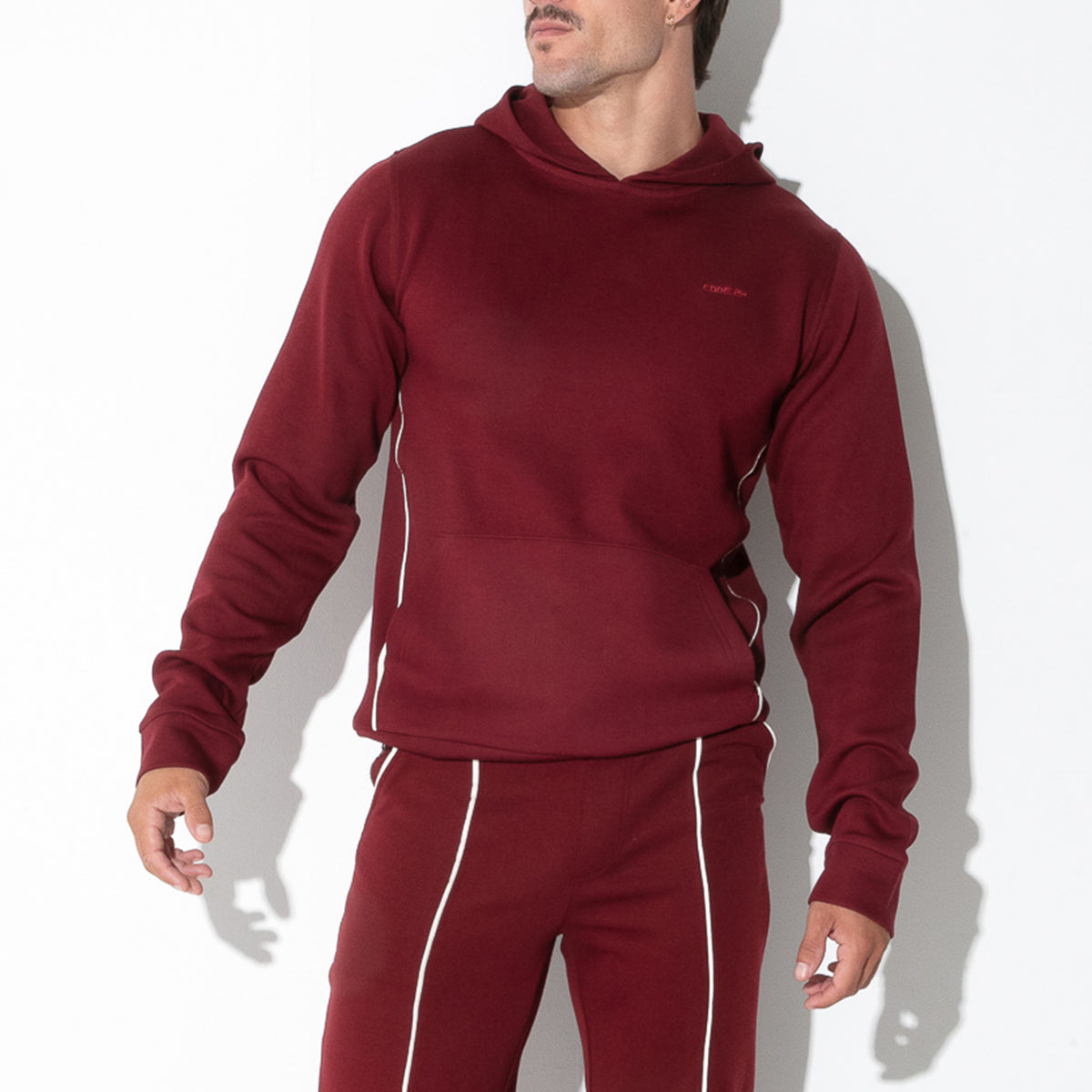 Code 22 Lounge Hoodie Maroon