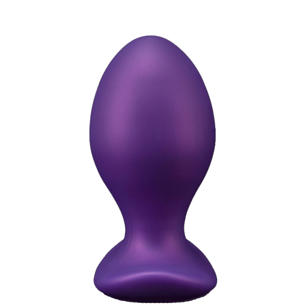 Purpleicious Liquid Silicone Eggs Butt Plug 6 Inch XL Purple