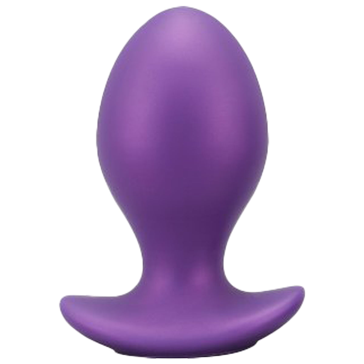 Purpleicious Liquid Silicone Eggs Butt Plug 6.7 Inch XXL Purple