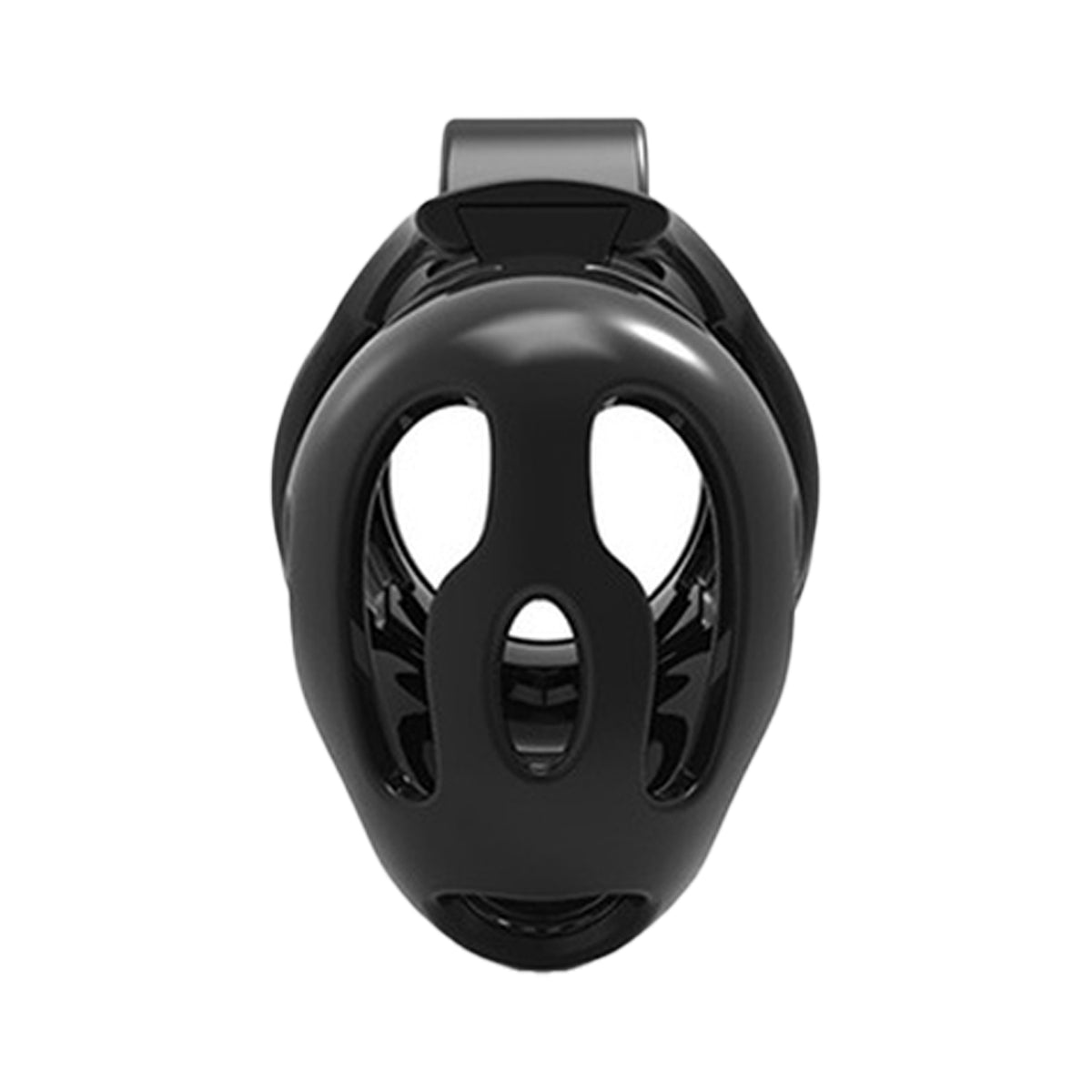 LOCK4D Ghost Chastity Cock Cage - A Black