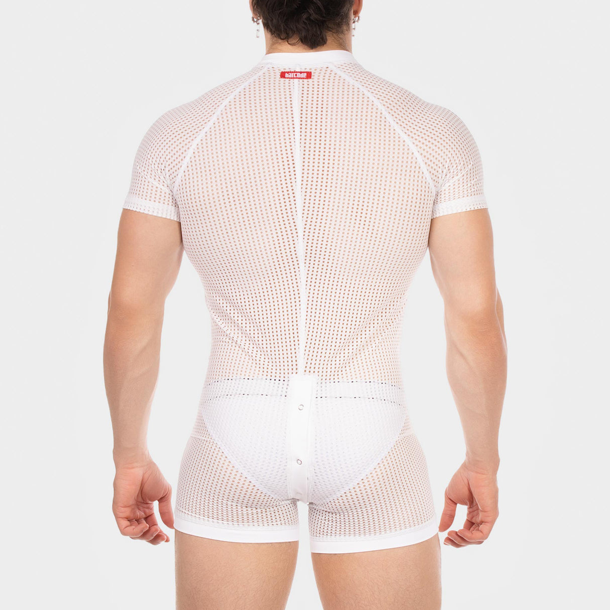 Barcode Berlin Mesh Union Suit Ruriko White
