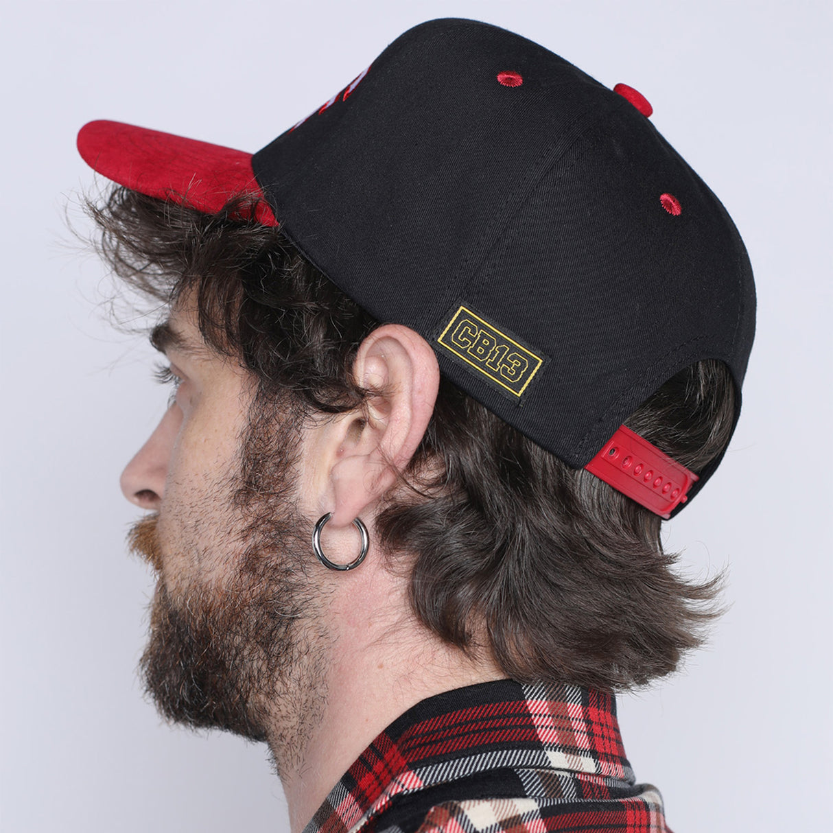 Cellblock 13 WOOF Snapback Cap Red