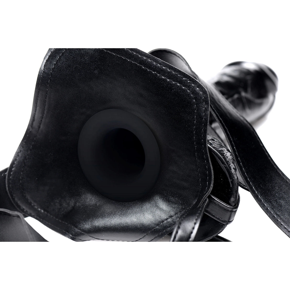 Master Series Infiltrator Hollow Strap On 10 Inch Black