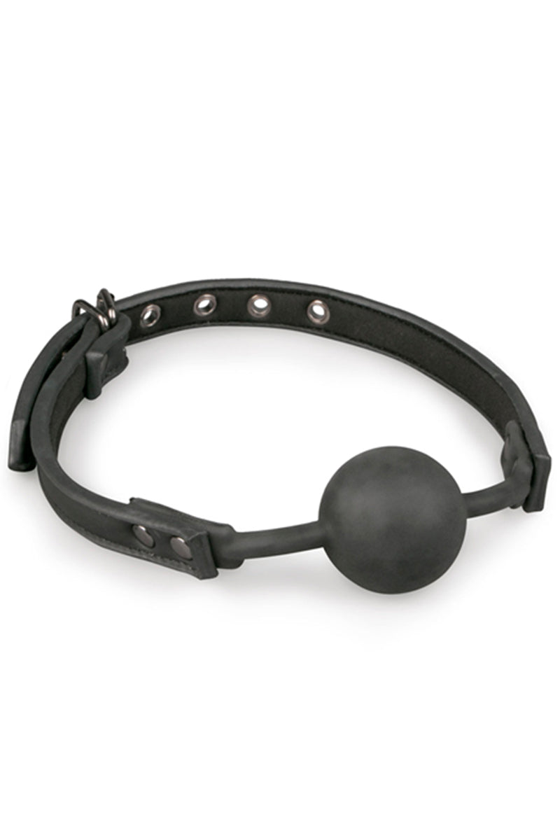EasyToys Ball Gag with Silicone Ball Black