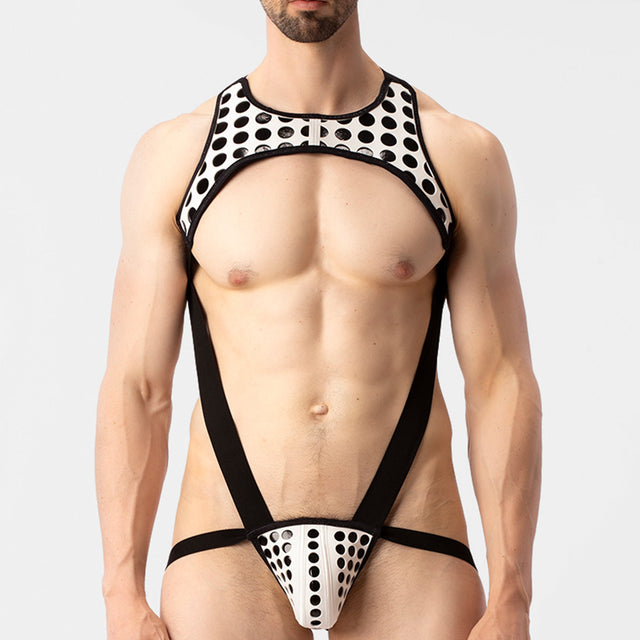 Barcode Berlin Body Harness Lola Black White