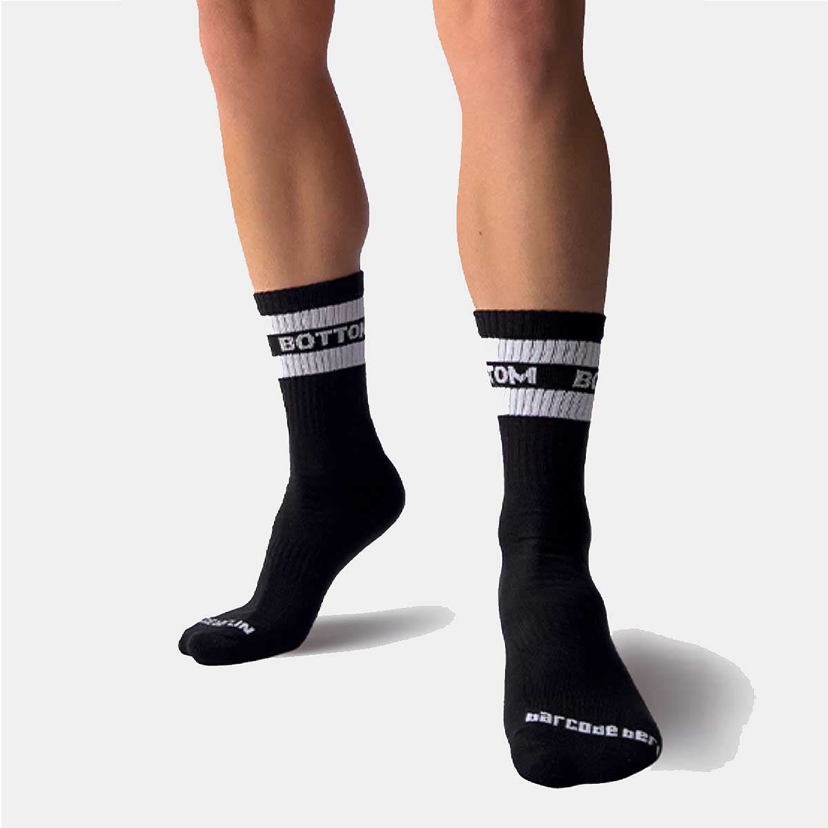 Barcode Berlin Fashion Half Socks Bottom White Black