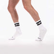 Barcode Berlin Fashion Half Socks Top White Black