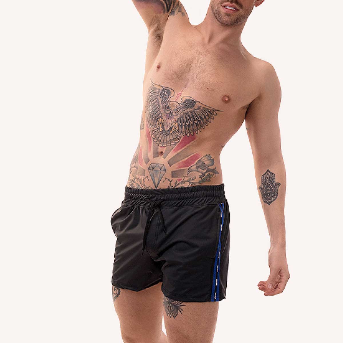 Barcode Berlin Fetish Short Zulu Black Blue