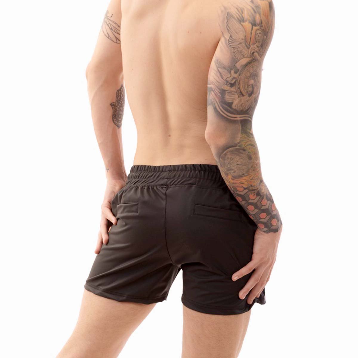 Barcode Berlin Fetish Short Zulu Black White