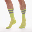 Barcode Berlin Gym Socks Neongreen Grey