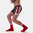 Barcode Berlin Gym Socks Red White
