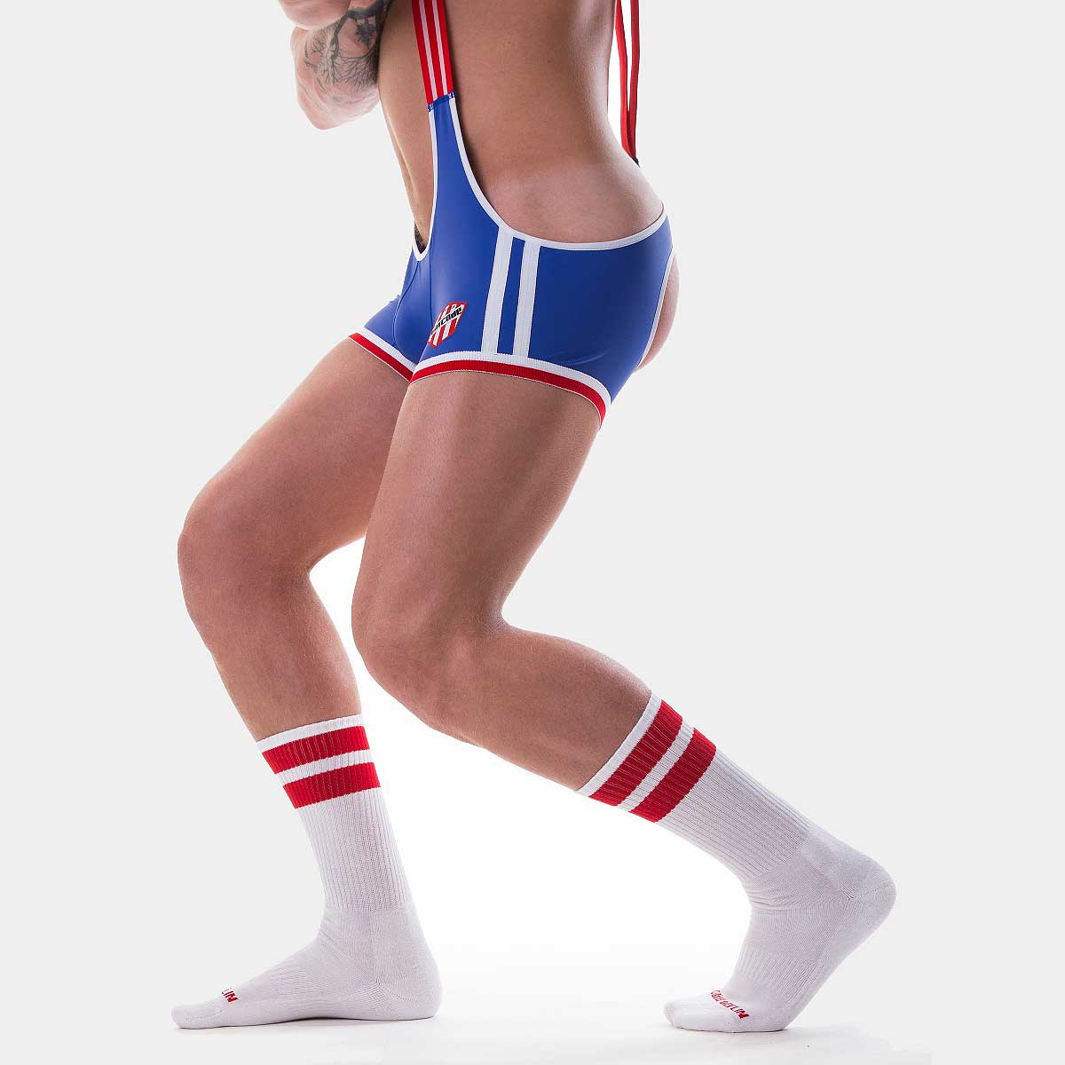 Barcode Berlin Gym Socks White Red