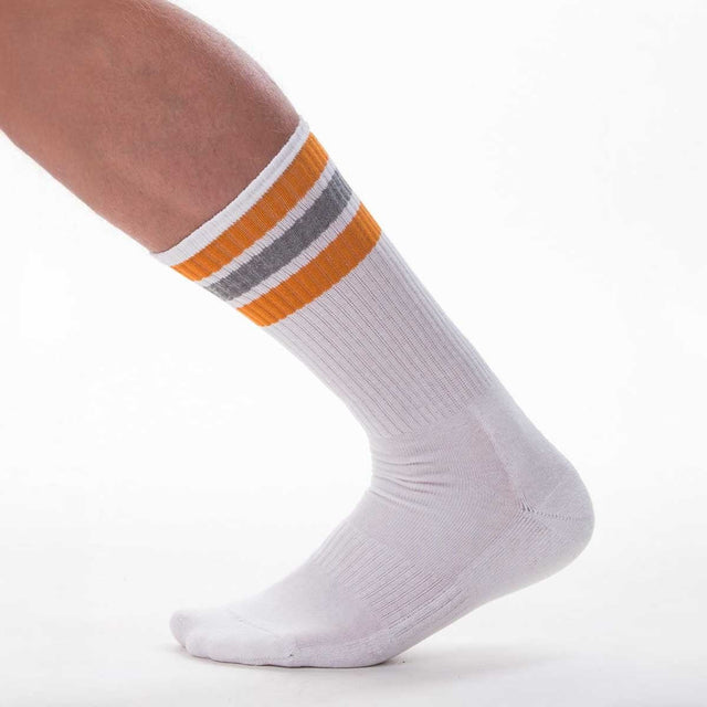 Barcode Berlin Me Time Socks White Orange Grey