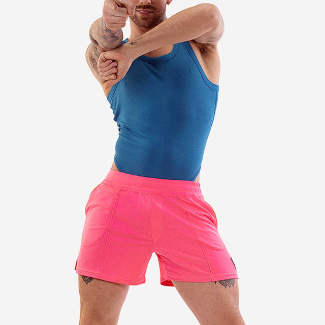 Barcode Berlin Short Luka Neon Pink Neon Orange