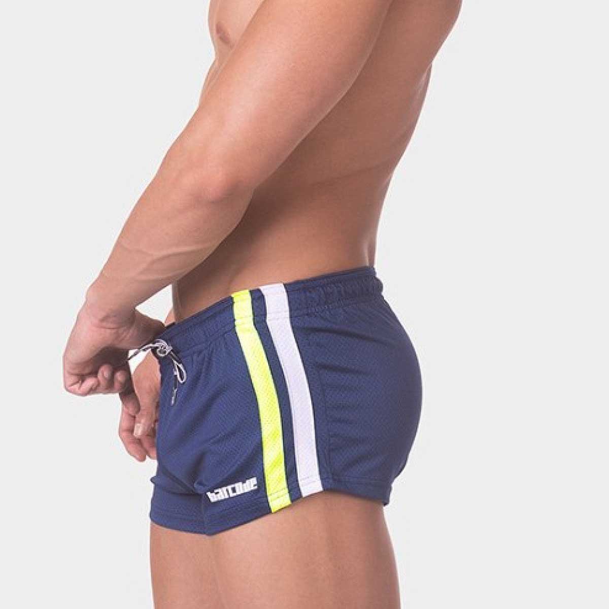 Barcode Berlin Short Timur Navy Neongreen White