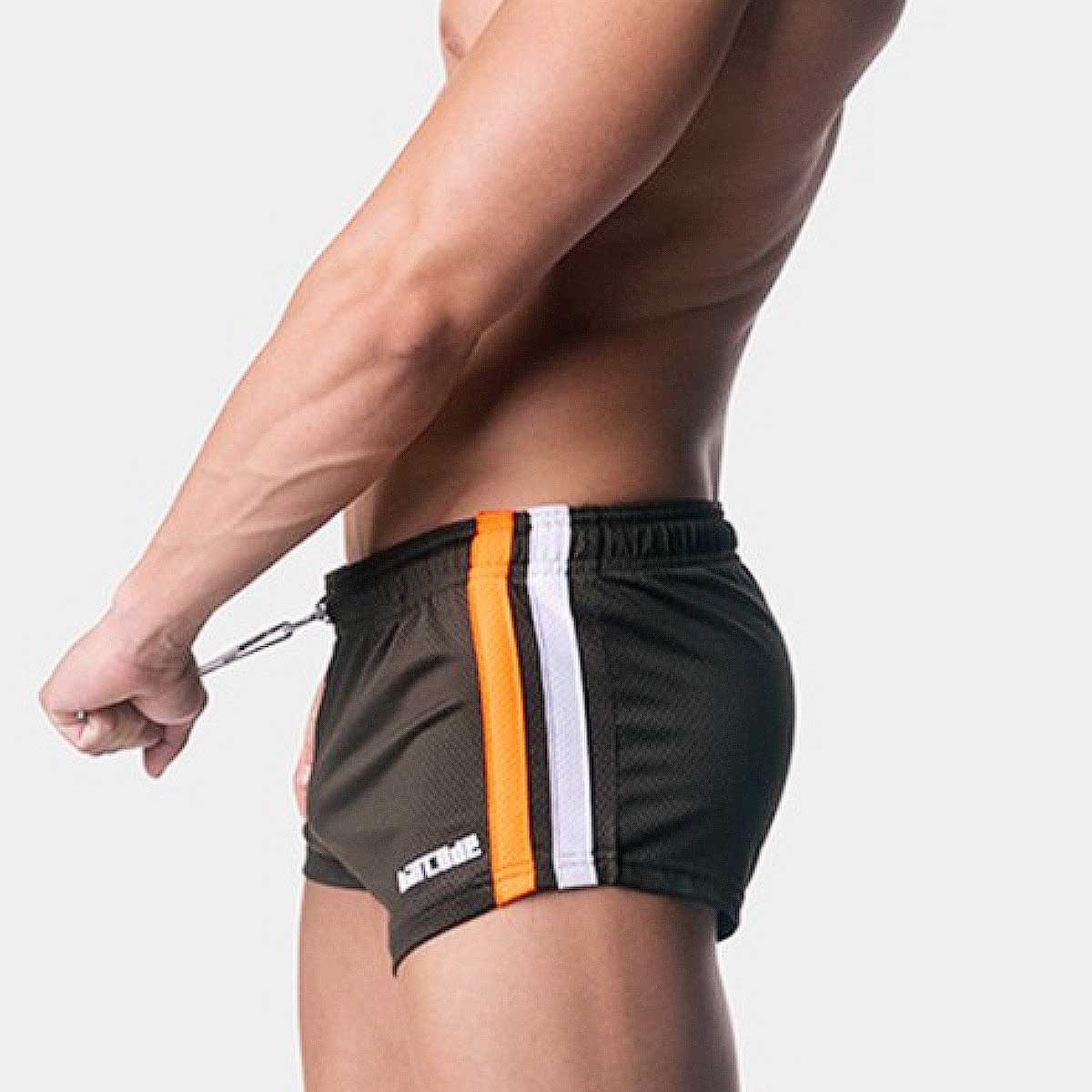 Barcode Berlin Short Timur Olive Orange White