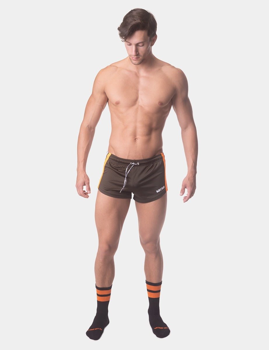 Barcode Berlin Short Timur Olive Orange White