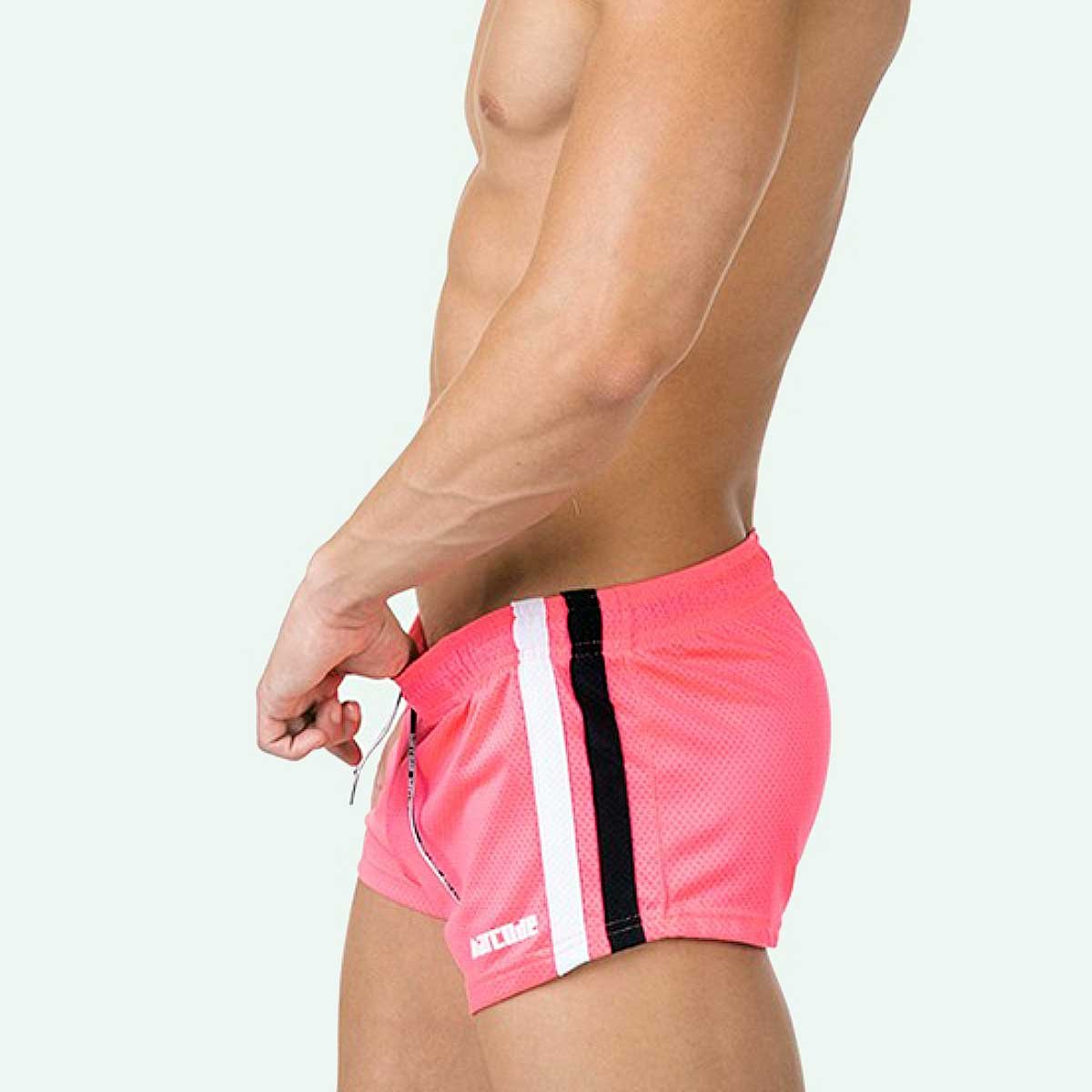 Barcode Berlin Short Timur Pink White Black