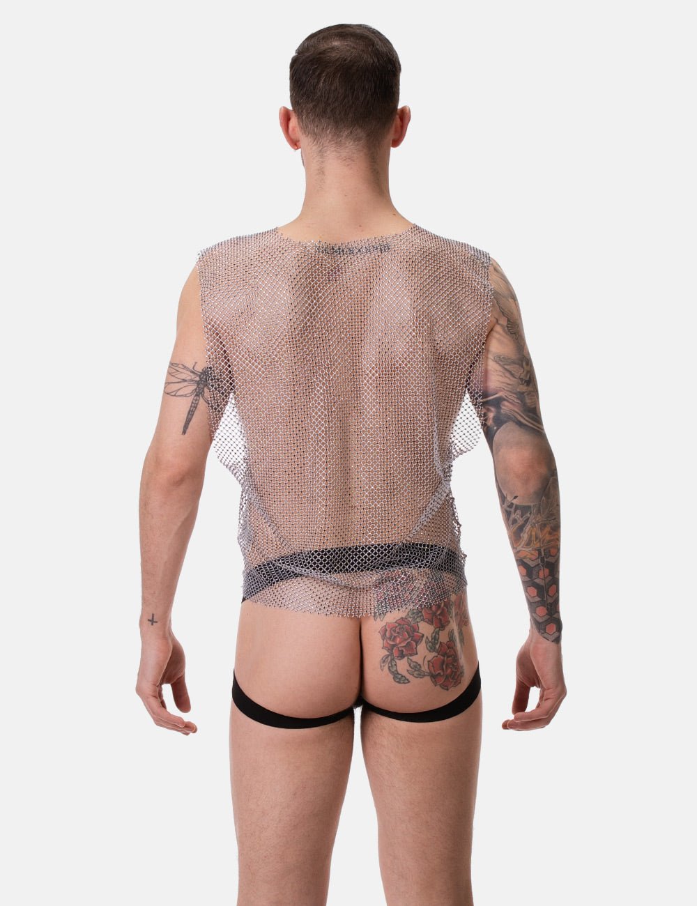 Barcode Berlin Tank Top Bling Silver - FETCH