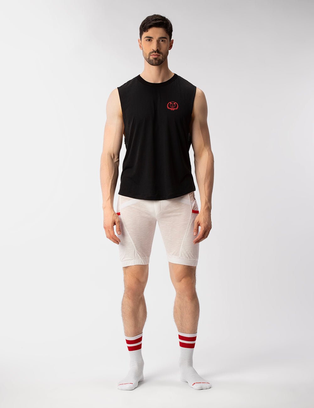 Barcode Berlin Tank Top Kamal Black - FETCH