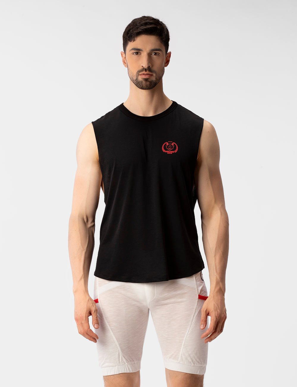 Barcode Berlin Tank Top Kamal Black - FETCH