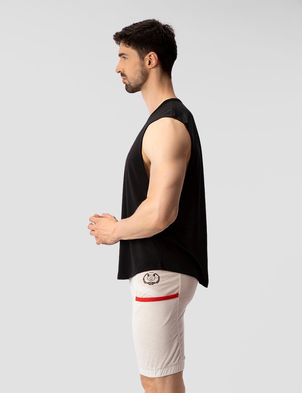 Barcode Berlin Tank Top Kamal Black - FETCH