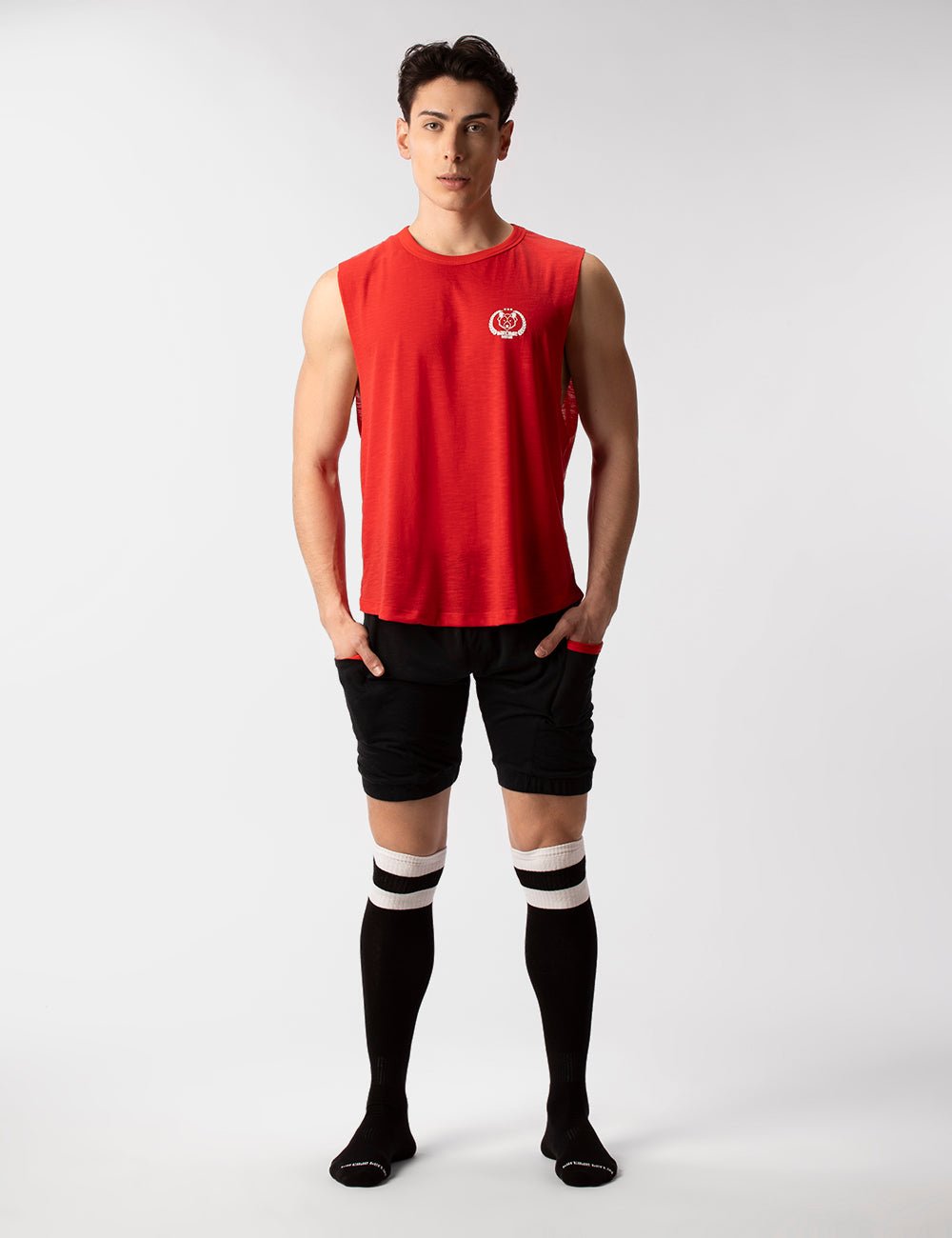 Barcode Berlin Tank Top Kamal Red - FETCH
