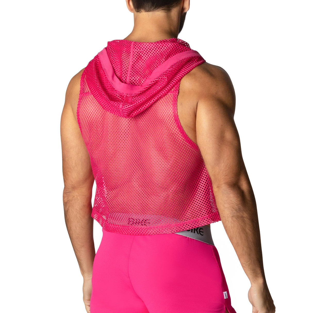 BIKE Hooded Sleeveless Practice Jersey Hot Pink