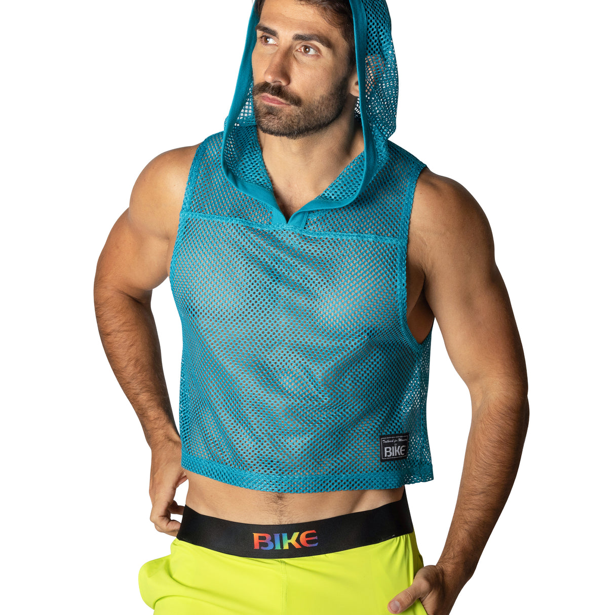 BIKE Hooded Sleeveless Practice Jersey Teal